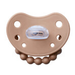 Luu Kids, pacifier, positioning, silicone, Milk Hazelnut, 3-6 months, 1 piece