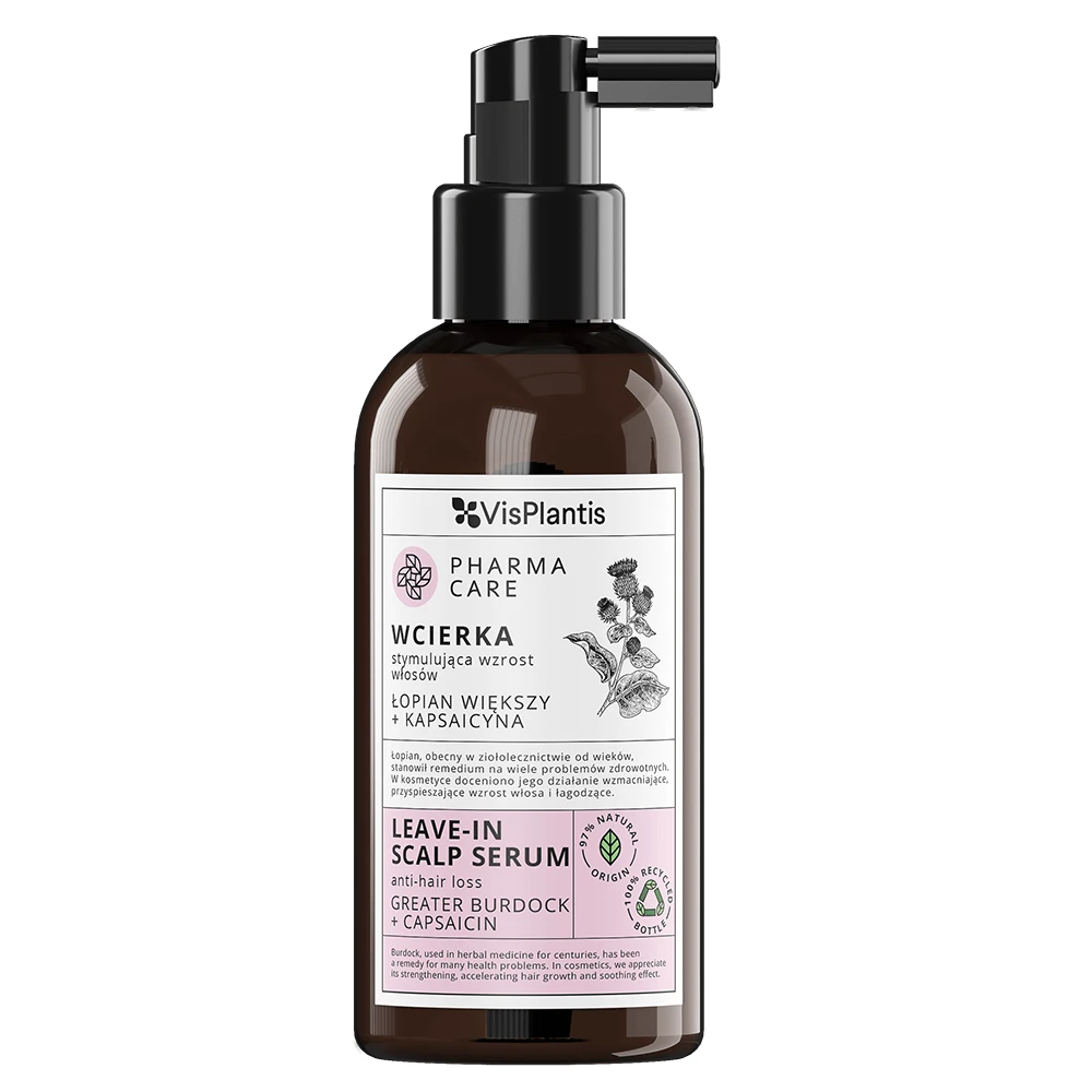 Vis Plantis Pharma Care, haaruitval scrub, klis + capsaïcine, 150 ml