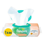 Pampers Harmonie Protect & Care, lingettes humides, 44 pièces