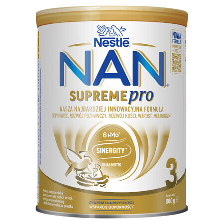 Nestle NAN Supremepro 3 HMO, follow-on milk for babies over 1 year, 800 g