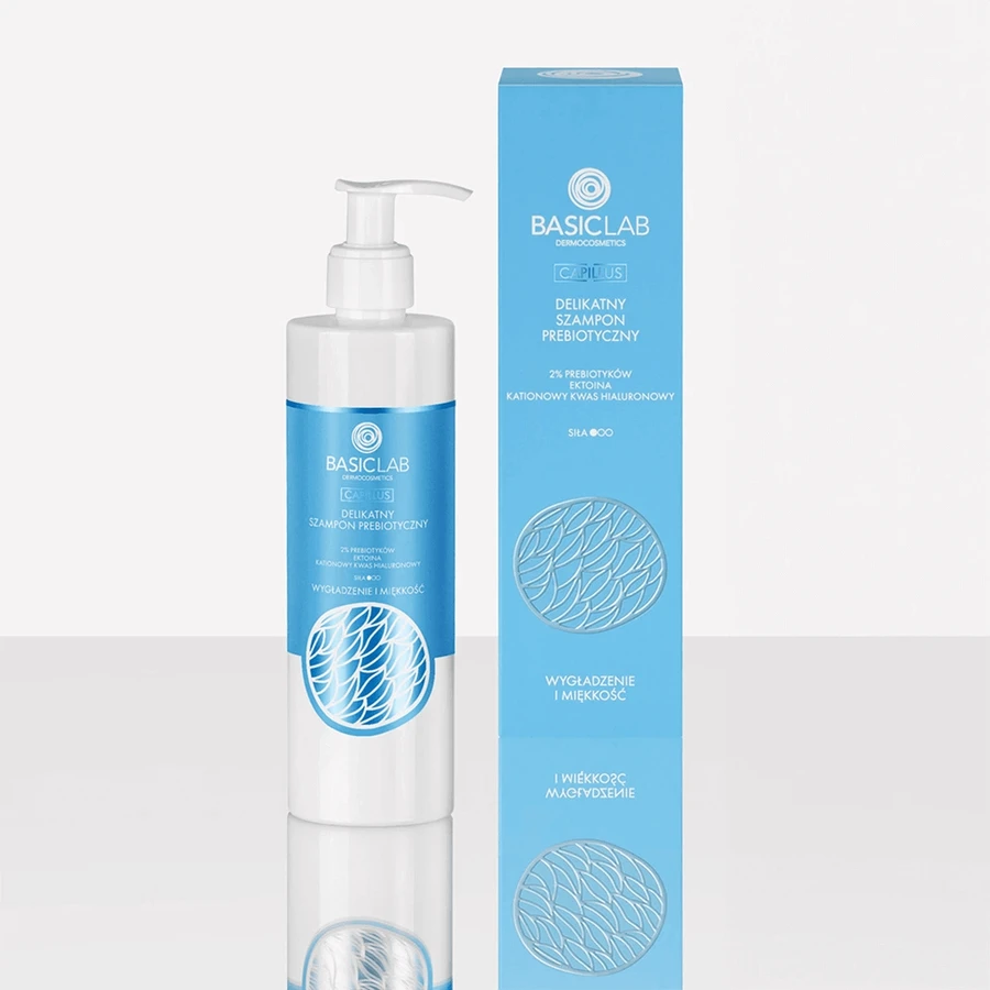 BasicLab Capillus, shampooing doux aux prébiotiques, 300 ml