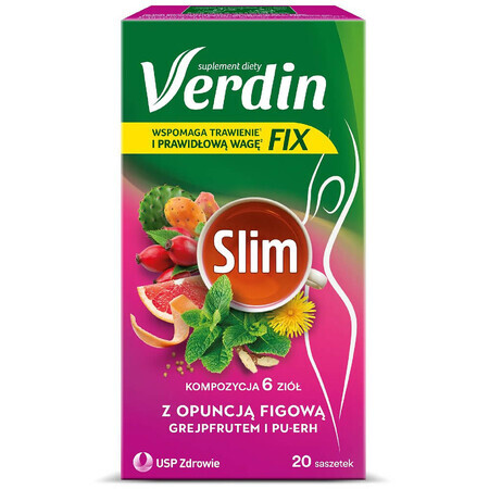 Verdin Fix Slim, 20 zakjes