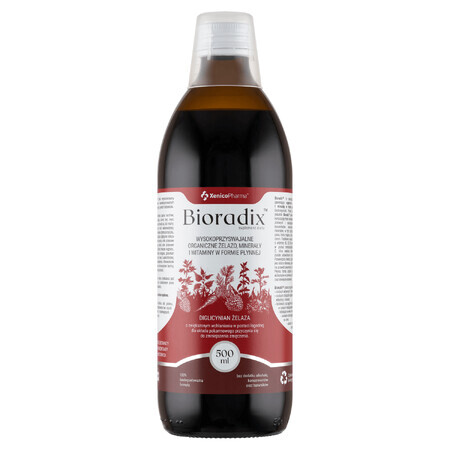 Bioradix, liquid iron, 500 ml