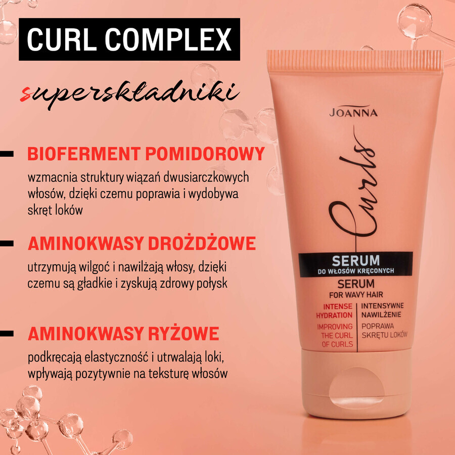 Joanna Curls, sérum para cabello rizado, 50 g