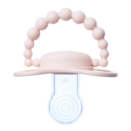 Luu Kids, fopspeen, positionering, silicone, Velvet Blush, vanaf 6 maanden, 1 stuk