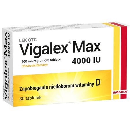 Vigalex Max, 30 tablets SHORT DATE