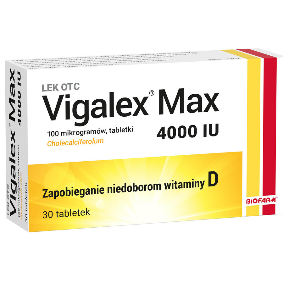 Vigalex Max, 30 tablets SHORT DATE