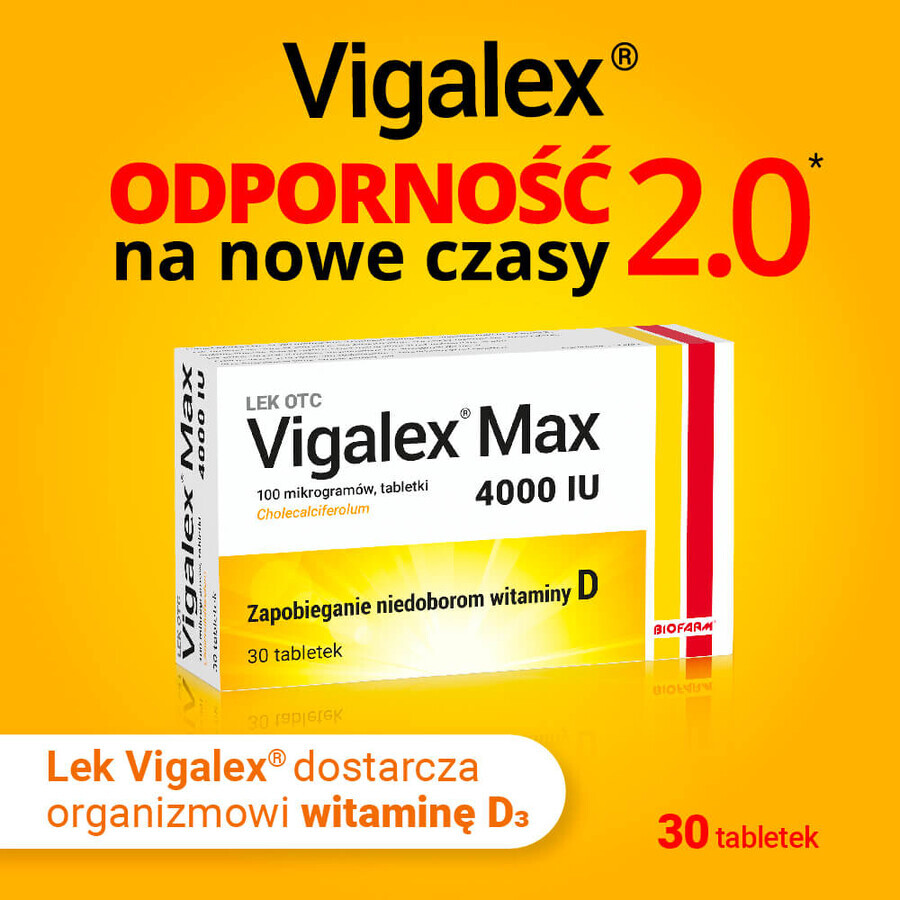 Vigalex Max, 30 tablets SHORT DATE