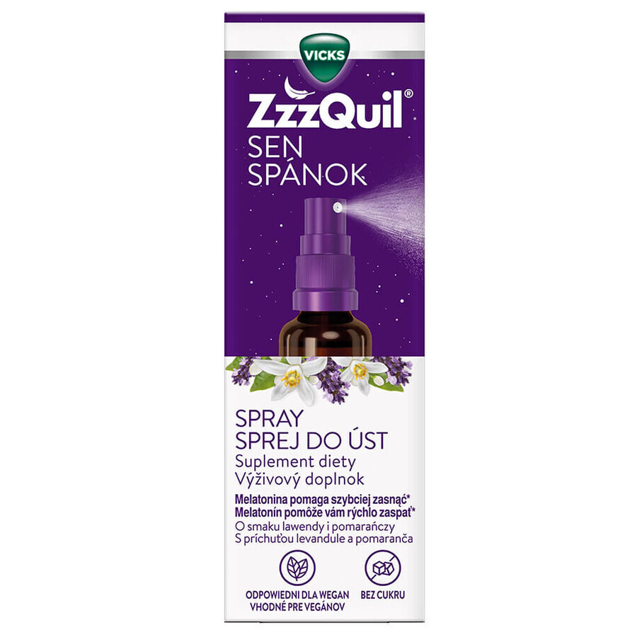 ZzzQuil Slaap, spray, 30 ml