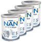 Nestle NAN Optipro Plus 5 product op basis van melk voor kinderen vanaf 2,5 jaar, 4 x 800 g