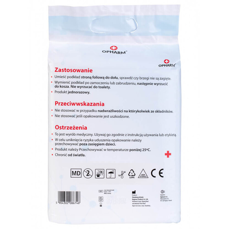 Opharm, maandverband, 90 x 60 cm, 10 stuks