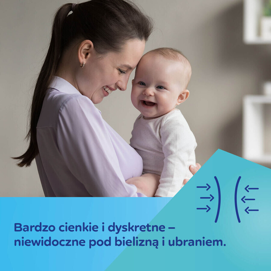 Canpol Babies, 3D borstkompressen met kleeflaag, zwart, 50 stuks + 10 stuks gratis