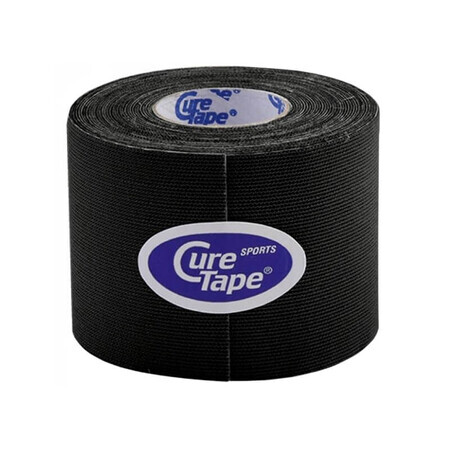 CureTape Sports, kinesiologische tape, zwart, 5 cm x 5 m, 1 st