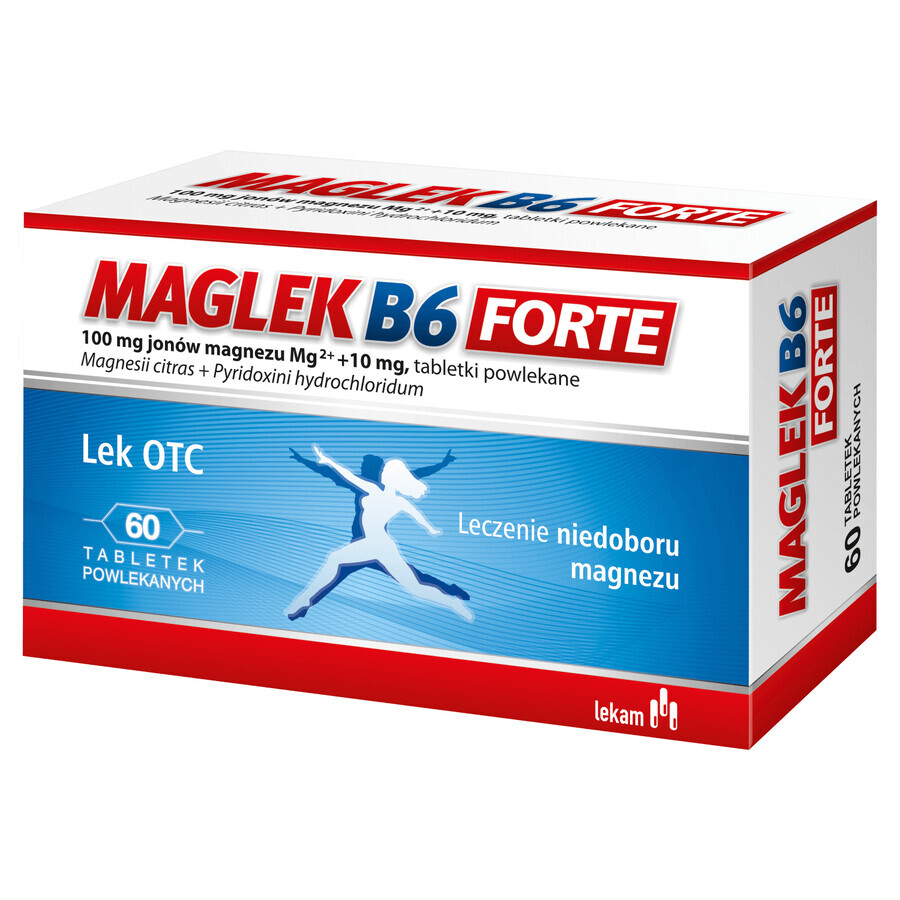 Maglek B6 Forte 100 mg+10 mg, 60 filmomhulde tabletten