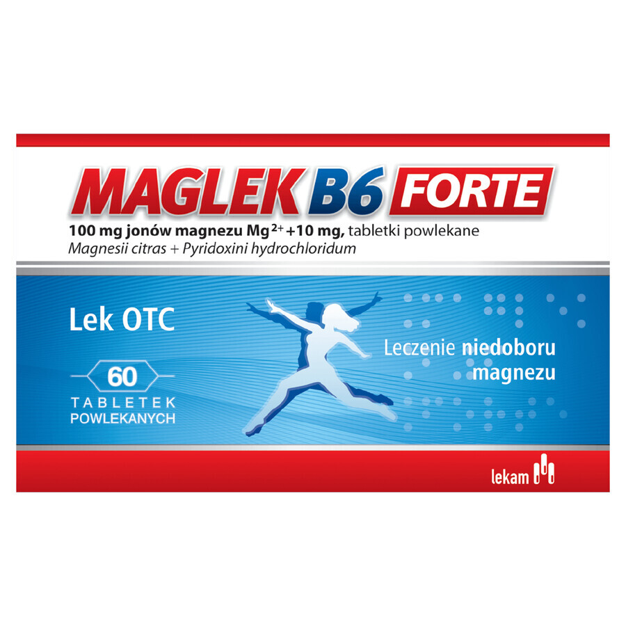 Maglek B6 Forte 100 mg+10 mg, 60 filmomhulde tabletten