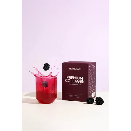 Natu.Care Premium Collagen 5000 mg, gusto mora, 30 bustine