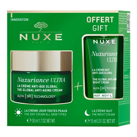 Set Nuxe Nuxuriance Ultra, cremă de zi, 50 ml + cremă de noapte, 15 ml