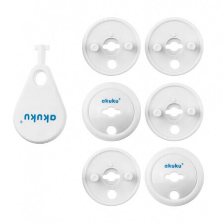 Ackuku, protection for electrical sockets, 6 pieces