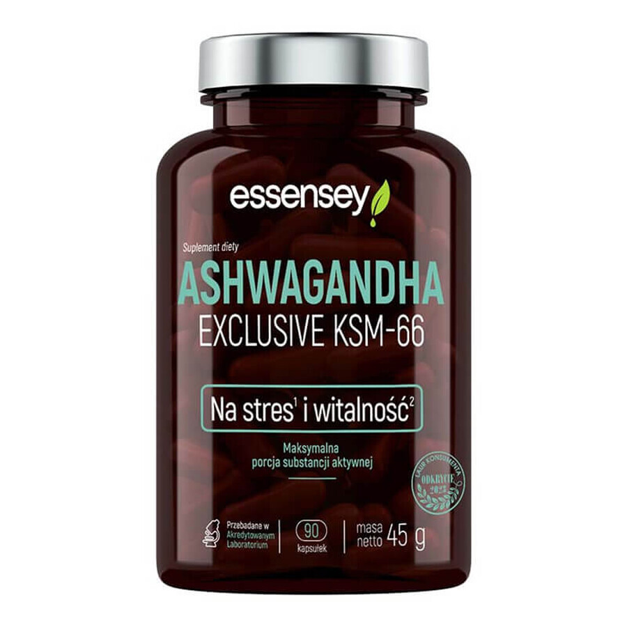 Essensey Ashwagandha Exclusive KSM-66, 90 capsule