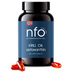 NFO Krill Oil Astaxanthin, ulei de krill cu astaxantină, 60 capsule moi