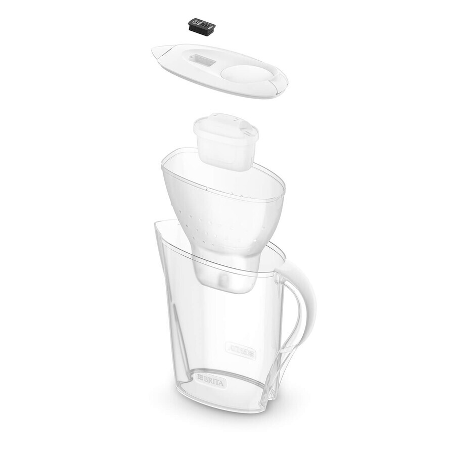 Brita Marella, kan met filter 2,4 l, wit + Maxtra Pro Pure Performance filter, 1 st