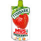 Tymbark Mousse in tube 100%, aardbeien, appels, bananen, wortelen, zonder toegevoegde suiker, 120 g