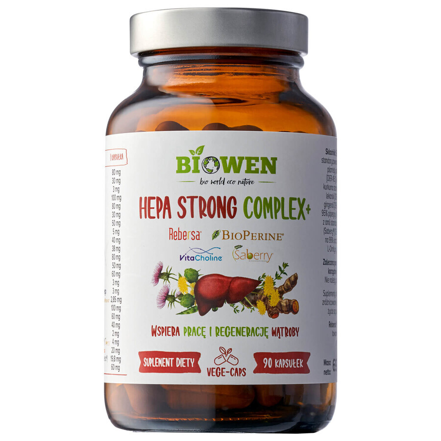 Biowen Hepa Strong Complex+, 90 capsules