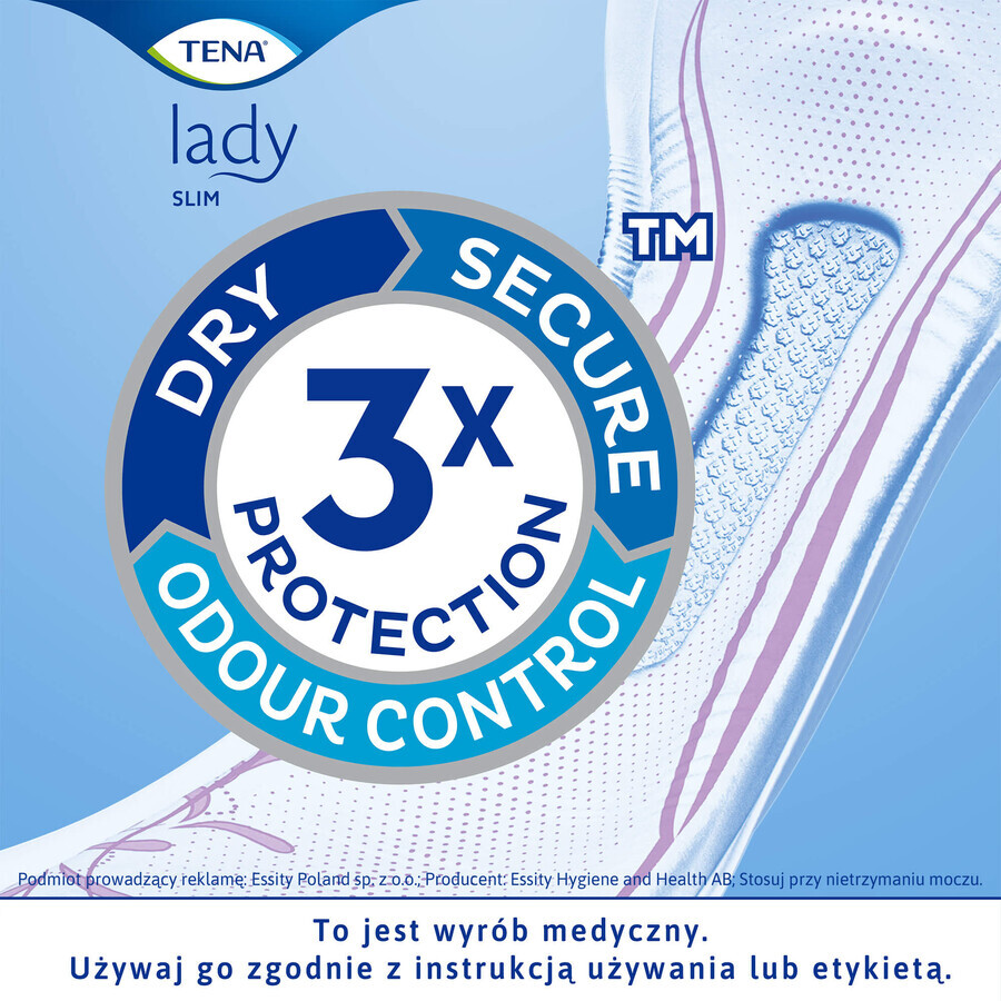 Tena Lady Slim set, gespecialiseerd maandverband, Extra Plus, 2 x 16 stuks + ProSkin Pants Absorberende normale onderbroek, maat M en L, 2 stalen