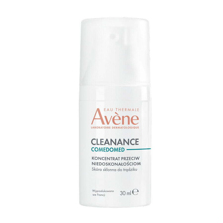 Avene Cleanance ComedoMed, concentrado antimanchas, pieles con tendencia acneica, 30 ml + agua micelar para rostro y ojos, 100 ml gratis