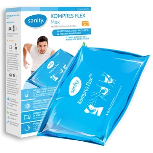 Sanity Flex, Gelkompresse im Beutel, max, 19 cm x 30 cm, 1 Stück Verpackung DEFEKT