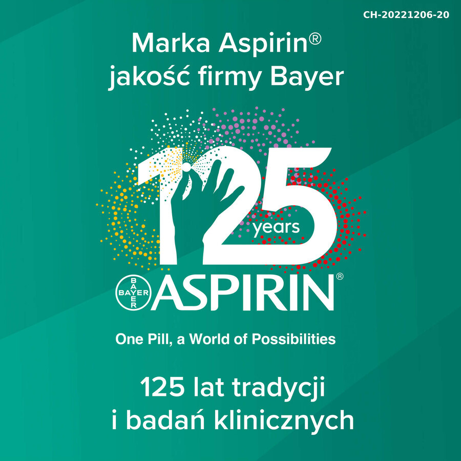 Aspirin 500 mg, 100 tablets