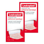 Leukoplast Elastomull Borduurset, elastisch verband, elastisch, wit, 8 cm x 4 m, 2 stuks