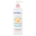 Linomag Emolients, lotion de bain pour bébés et enfants à partir de 7 mois, 400 ml + crème de protection, 15 ml gratuit