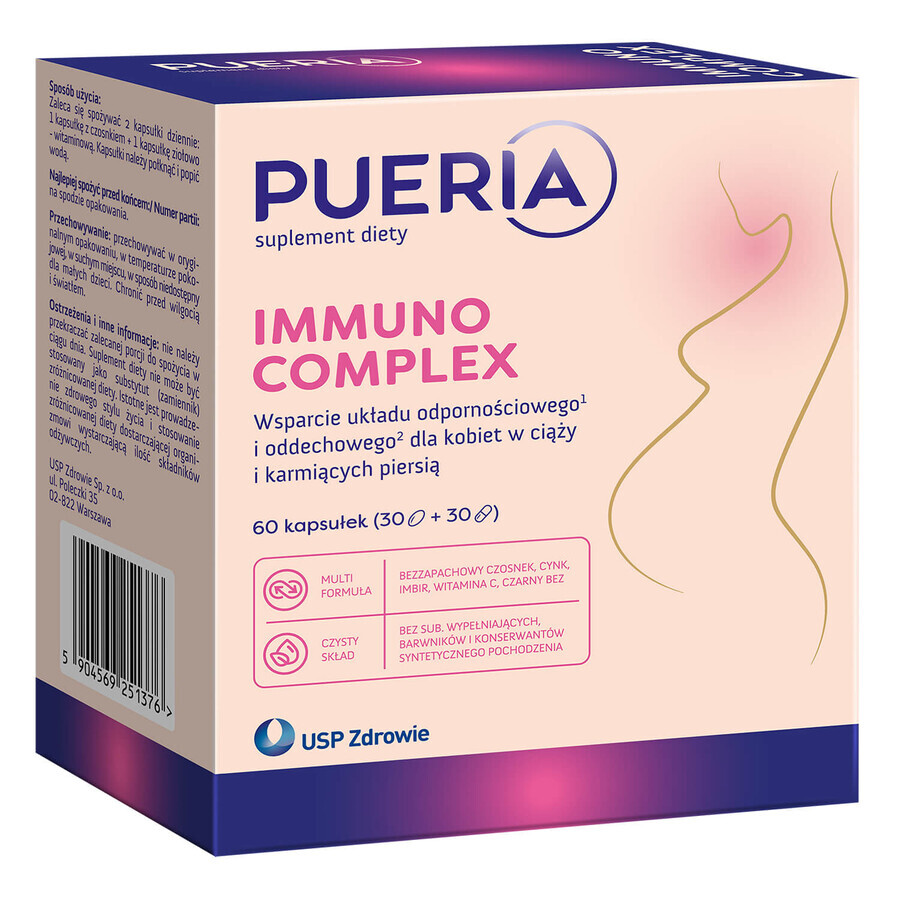 Pueria Immuno Complex, 60 capsules