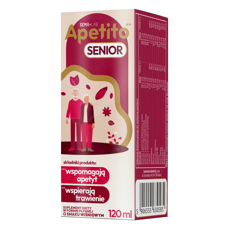 SEMA Lab Senior Appetite, 120 ml