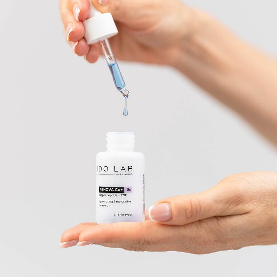 Ido Lab Renova Cu+, sérum rajeunissant au peptide de cuivre, 30 ml