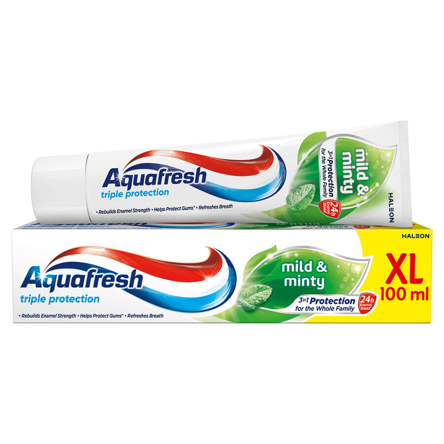 Aquafresh milde en muntachtige tandpasta 100 ml