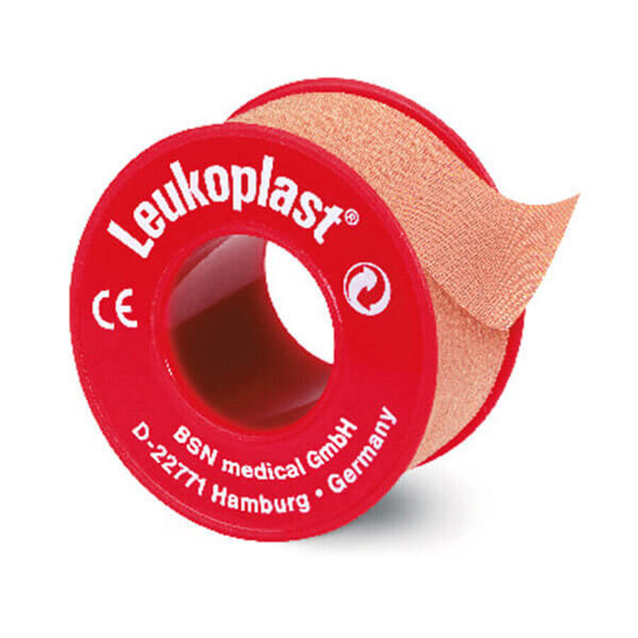 Leukoplast kit, zelfklevend, 2,5cm x 4,6m, 2 stuks