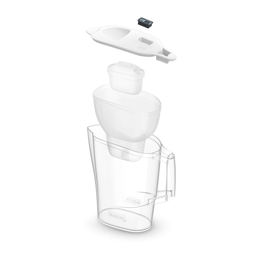 Brita Aluna, caraffa con filtro 2,4 l, bianco + filtro Maxtra Pro Pure Performance, 1 pz.