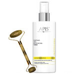 Apis Professional Ceramide Repair, verzachtende en hydraterende toner met ceramiden en Centella Asiatica, 300 ml + jade gezichtsmassage, 1 gratis