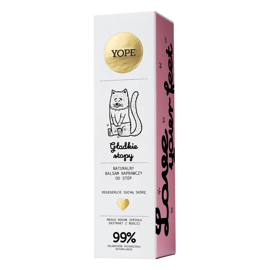 Yope Smooth Feet, balsam natural reparator pentru picioare, 75 ml