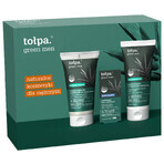 Set Tołpa Green Men, scrub gezichtsgel 150 ml + gezichtscrème 50 ml