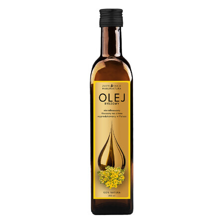 Goldfarmex Golden Oils Huile de lin, pressée à froid, non raffinée, 250 ml SHORT DATE