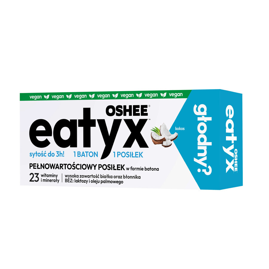 OSHEE Eatyx, meal stick, vegan, coconut, 60 g