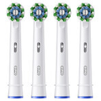 Oral-B Pro Cross Action, vervangende opzetborstels voor Clean Maximiser elektrische tandenborstel, 4 stuks