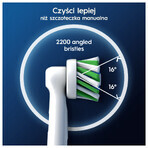 Oral-B Pro Cross Action, vervangende opzetborstels voor Clean Maximiser elektrische tandenborstel, 4 stuks