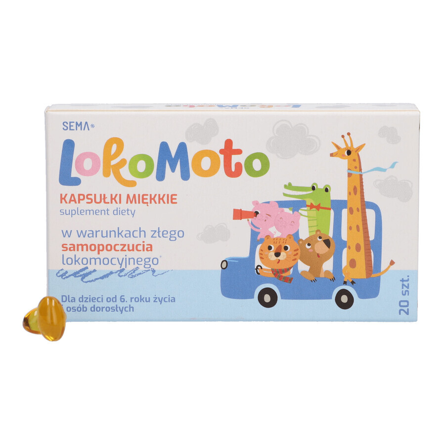 SEMA Lab, LokoMoto, 20 capsules mij