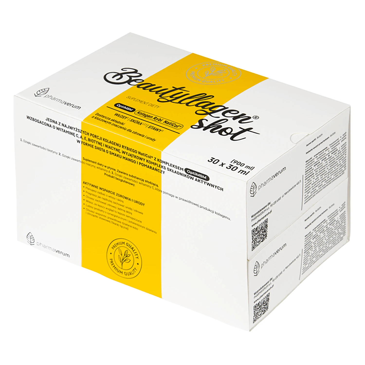 Beautylagen, shot, 30 x 30 ml VERONTREINIGDE VERPAKKING