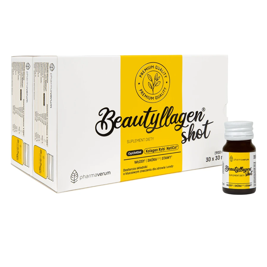 Beautylagen, shot, 30 x 30 ml VERONTREINIGDE VERPAKKING