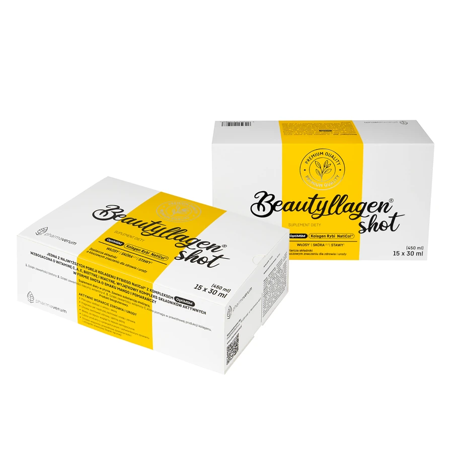 Beautylagen, shot, 30 x 30 ml VERONTREINIGDE VERPAKKING